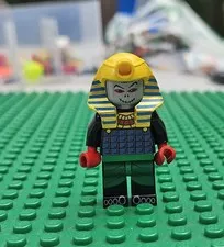 Lego Adventurers Desert Minifigure Pharaoh Hotep adv021 For 5978, 5988, 5958