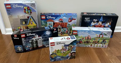 LEGO Disney Lot Of 6 Boxes 21352 43217 43268 40521 43212 43220 EMPTY BOXES ONLY
