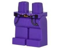 LEGO® Part 970c00pb0624 - Hips and Legs with Striped Vest Tails