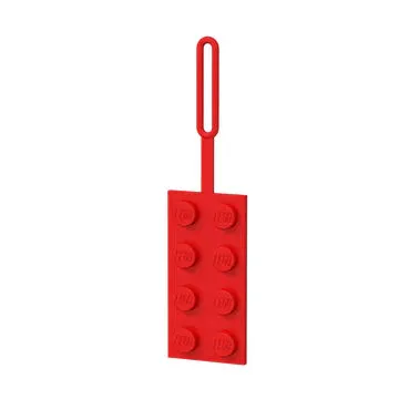 LEGO® Bag Tag 2x4 Red