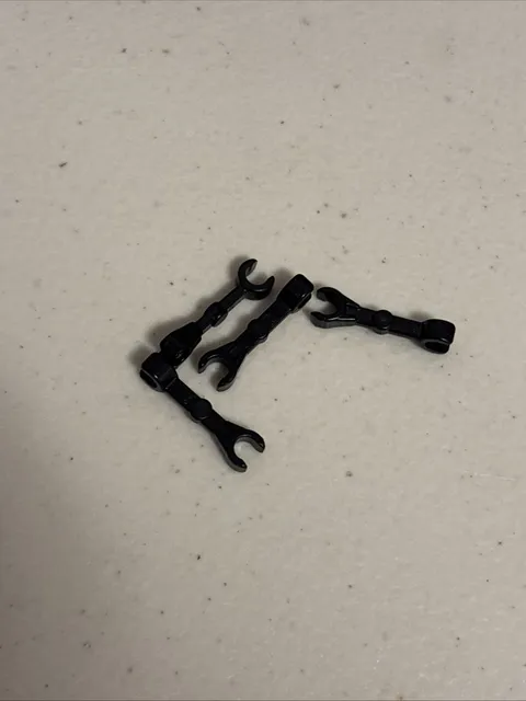 LEGO Space Arm Angled H. Black x4 Part #59230 Used