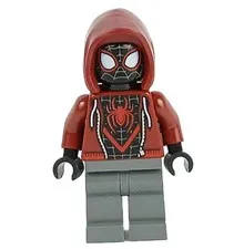 LEGO® Spider-Man MILES MORALES Minifigure™ Dark Red Hood sh0943