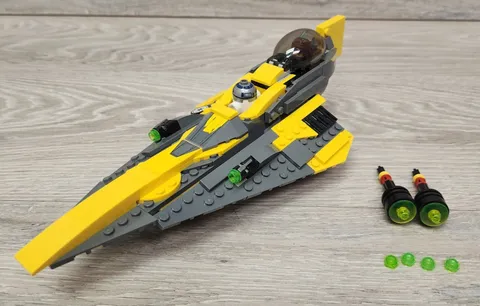 Lego Star Wars 75214 Anakin's Jedi Starfighter MISSING 2 PIECES NO MANUAL READ