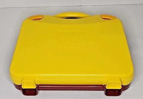 Lego Carrying Case Yellow Orange and Red 2012
