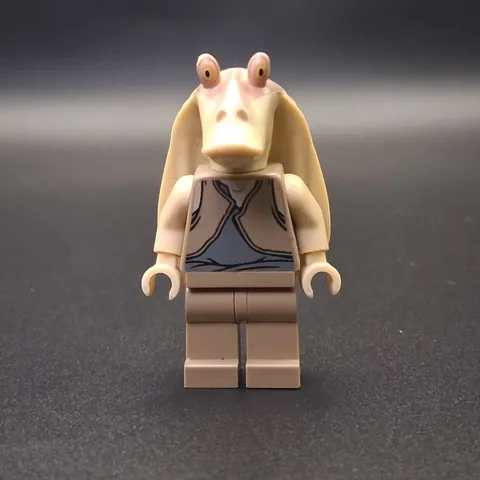 Lego Jar Jar Binks Minifigure Star Wars Episode 1 75080 9499 7929 sw0301 - 3H