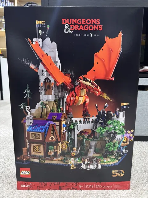LEGO® Ideas 21348 Dungeons & Dragons: Red Dragon's Tale - New, Sealed