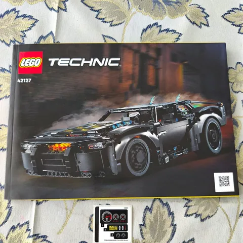 LEGO Technic instructions THE BATMAN BATMOBILE 42127 booklet DE/EN/FR