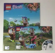 Lego 41424 Friends Jungle Rescue Base Instruction Manual Book Only - No Bricks