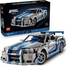 LEGO Technic 2 Fast 2 Furious Nissan Skyline GT-R (R34) Car - DIY Kit and Buildi