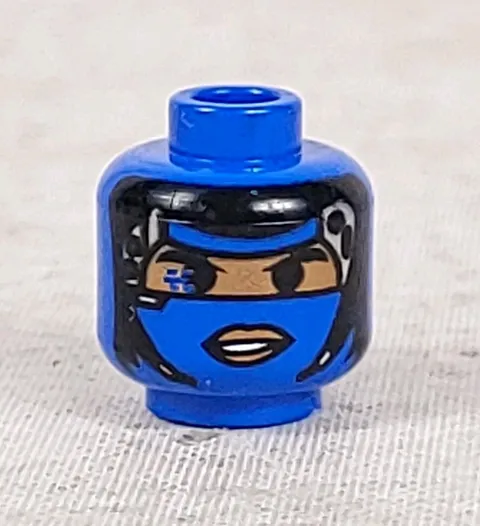 HEAD ONLY - Lego Insectoids sp026 Zotaxian Female Minifigure - UFO Gypsy Moth