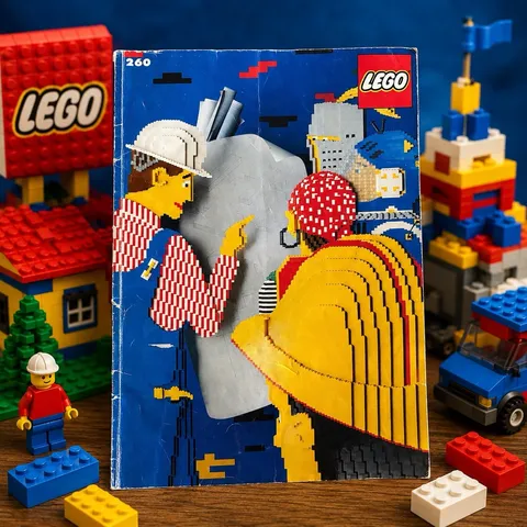 Vintage LEGO Idea Book No. 260 Building Inspiration Catalog Booklet 1980s