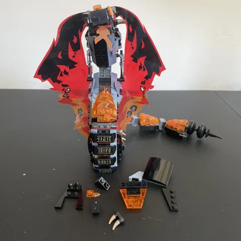LEGO Ninjago Secrets Of The Forbidden Spinjitzu 70674 Fire Fang Set Incomplete