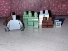 Lego Lot Of Seven Replacement Parts For Building Mini Figures (024)