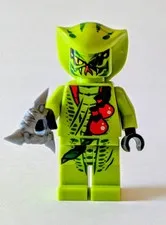 LEGO Lasha Minifigure Snake Tribe 9562 9447 njo051 Ninjago Rare Retired 