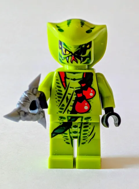 LEGO Lasha Minifigure Snake Tribe 9562 9447 njo051 Ninjago Rare Retired 