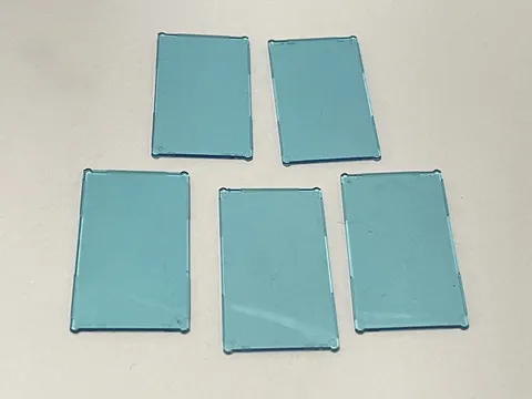 Lego 60803 Transparent Blue Windows Replacement Add-on Pieces Parts Lot of 5