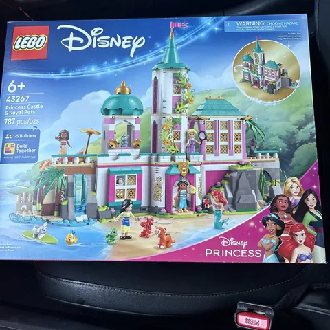 LEGO 43267 Disney Princess Castle & Royal Pets Building Toy, 787 Pcs, For 6+