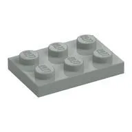 LEGO Part 3021 - Light Gray Plate 2 x 3