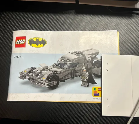 Lego Batman #76331 Instruction Booklet With Unused QR Code