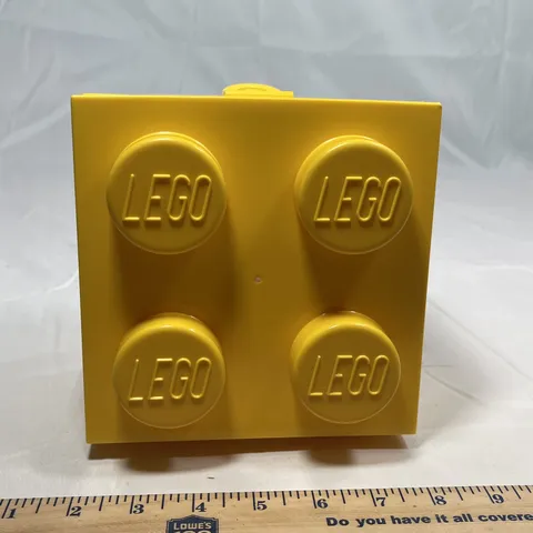 NIP YELLOW LEGO BOX TARGET EXCLUSIVE STORAGE BOX LIMITED EDITON
