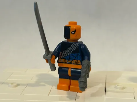 LEGO Deathstroke minifigure DC Super Heroes Batman 76034 sh0194