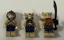 Lot 3 Lego Legend Of Chima Wolf Tribe Mini Figures Li'Ella Lioness , Lennox