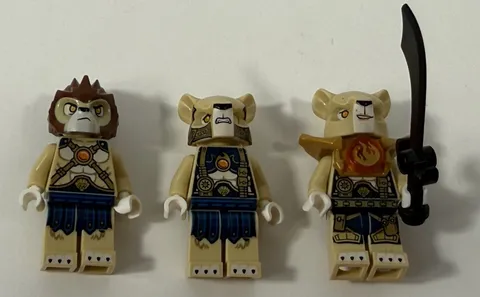 Lot 3 Lego Legend Of Chima Wolf Tribe Mini Figures Li'Ella Lioness , Lennox