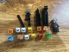 Lego minecraft minifigure parts and pieces lot
