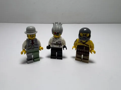 LEGO Mini Figures Lot Of 3 Gladiator, Rodney Rathbone, Crazy Scientist 9466 9464