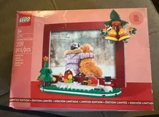 Lego Limited Edition Christmas Picture Frame 40702 New Unopened Dented Box