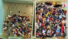 LEGO Bulk Mixed Lot Bricks, Plates, Parts & Minifigure Pieces