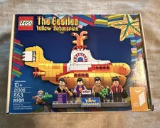 LEGO Ideas The Beatles Yellow Submarine 21306 553pcs Minifigures Box