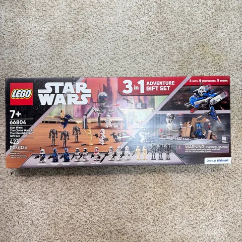 LEGO Star Wars The Clone Wars & The Mandalorian Gift Set 66804 3 Sets In 1 Box