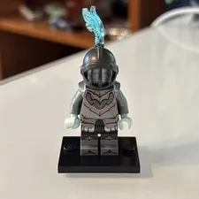 Retired LEGO Series 19 - Fright Knight (col343) Minifigure With Stand