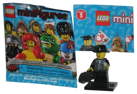 LEGO Series 5 Gangster Mobster (2011) MiniFigure Toy Figure