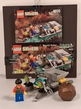 Lego Rock Raiders 4920 Rapid Rider Set (1999): 100% Complete w/Instructs/Box Top