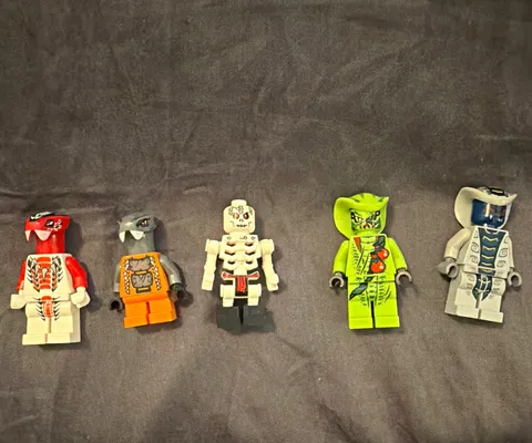 LEGO NINJAGO Chokun, Fang-Suei, Rattla, Lasha, Frankjaw *READ DESCRIPTION*