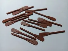 LEGO BULK LOT OF 15 REDDISH BROWN BOAT OARS PADDLES