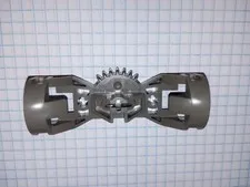 Bionicle Torso Gear 7 Tooth and 3 Axle Holes Genuine Lego part 44247 Dark Gray