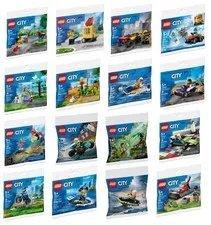 LEGO CITY Polybag Paper Bag Sets Mini-Builds Minifigures - YOU CHOOSE - SEALED