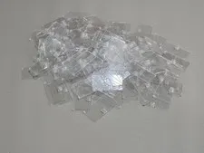 Lego Qty 138 - Trans-Clear - 60616 Door 1 x 4 x 6 with Stud 