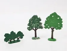 LEGO 3x Tree Bush Shrub 1950s