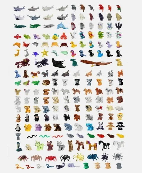 LEGO U Pick Animals Pets Friends Elves Zoo Farm City Town Lot Bulk Minifigure