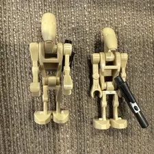 LEGO Star Wars Battle Droid Minifigure Tan Lot of 3 Set 75372 New