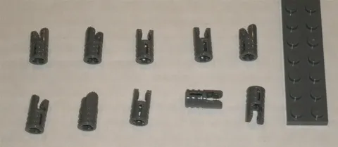 LEGO NEW Dark Grey Locking Hinge Arm with Axle Hole (10x) 4210695 Brick 30553