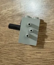 LEGO Old Light Gray Technic Pneumatic Switch With Top Studs Part # 4694c01 75215
