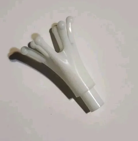 LEGO 25516 Parts Minifigure Crown with Bar Glow in the Dark White