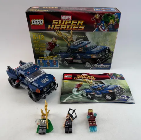 Lego 6867 Marvel Super Heroes Loki's Cosmic Cube Escape Set - 100% Complete