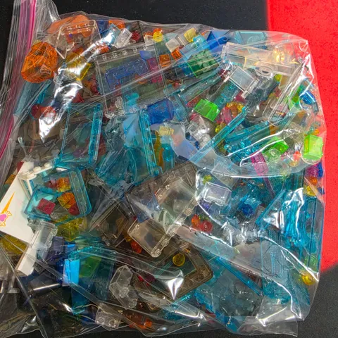 LEGO Bulk Building Bricks Lot 1Lb 8Oz of Translucent pieces             Trans1