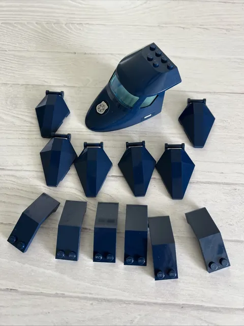 LEGO DARK BLUE LOT 13 PCS PLANE COCKPIT HINGE DOOR VARIETY EARTH NAVY BLUE
